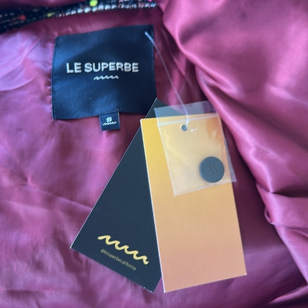 Le Superbe Lennon Tweed Wrap Skirt size 8 - Picture 10 of 10